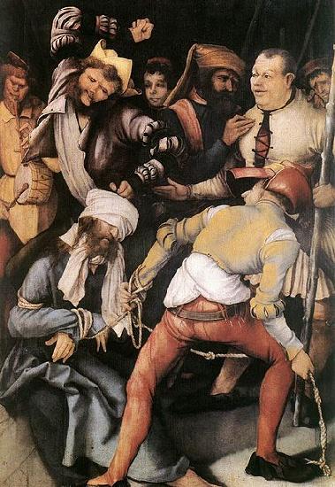 Matthias  Grunewald The Mocking of Christ Sweden oil painting art